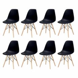 S Mid Century Modern Shell Lounge Plastic Chair Kitchen