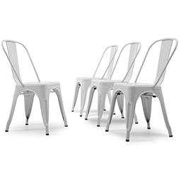 S Steel High Back Chairs Side Stool