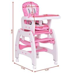 For Baby Girl Booster Seat For Table Pink