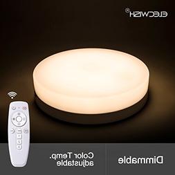 24W Smart LED Lamp Ceiling Flush Mount Light Wireless Remote