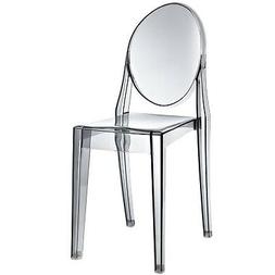 Smoked Clear Casper Dining Side Chair
