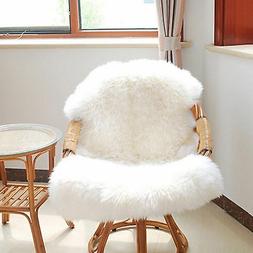Cover Warm Hairy Home Carpet Seat Plain Skin Fur Plain