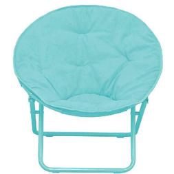 American Kids Solid Faux-Fur Saucer Chair, Multiple Colors