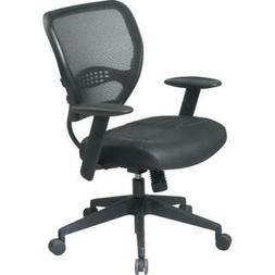 Space Seating  Leather Seat Air Grid Back Chair