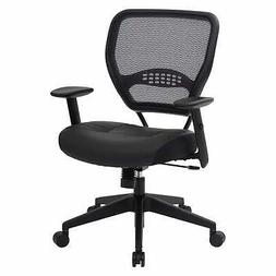 SPACE Seating Professional Dark Air Grid&reg; Back Managers Bla