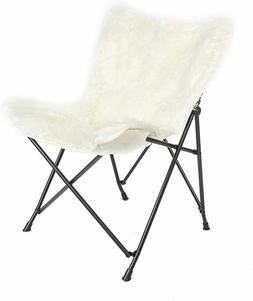 Folding Butterfly Frame With Removable Fuzzy Fur