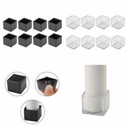 Furniture Leg Cap Cover Pvc Plastic Floor Protectors Black C