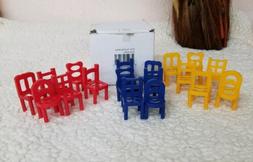 Game - Family Game - 18 Chairs Red Yellow Blue - Ages 4 Up -