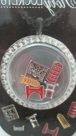 Charm Me  - Story Locket Filler Charms - 5 pc Travel