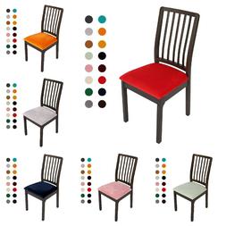 Seat Covers Dining Upholstered Cushion Soft Velvet Cover