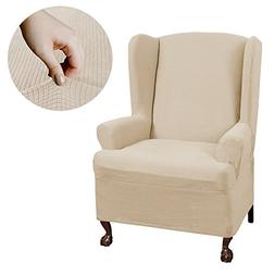 With Arms Furniture Cover Slipcover, Natural