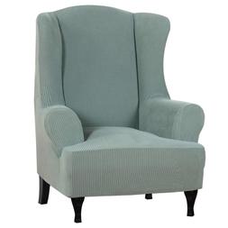 Cover Jacquard Spandex Stretch Slipcovers For Wingback Slip 