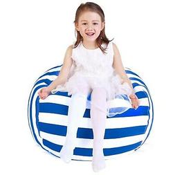 Stuffed Animal Storage Bean Bag Chair, Bean Bag Cover for Or