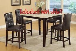 S Covered Espresso Faux Leather