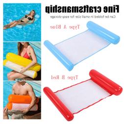 Swimming Inflatable Floating Float Water Hammock Pool Beach 