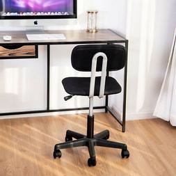 Height Adjustable Mid-back Support Mesh With Wheels