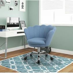 Velvet Shell Modern Leisure Arm Chair Ergonomic Office Racin