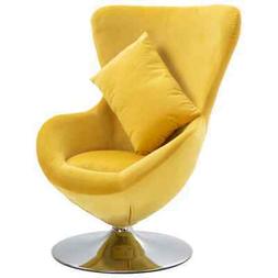 With Cushion Yellow Velvet French Sofa Chair Armchair
