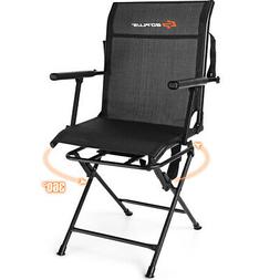 Foldable Mesh Chair W/ Armrests For Outdoor Activities