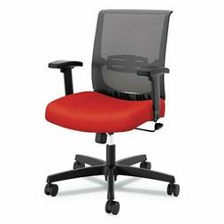 HON Swivel-Tilt Chair, 27" x 30" x 39 3/4", Red Seat, Each 