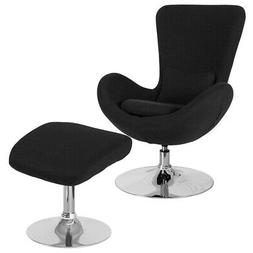 With Back Pillow And Ottoman