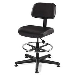 BEVCO Task Chair,Vinyl,Black,23 to 33" Seat Ht, 5500-V-BK