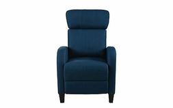 Plush Push Back Recliner Pocket For Control