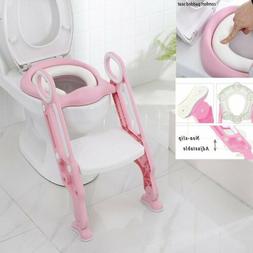 Kids Potty Training Seat With Step Stool Ladder For Kids Us