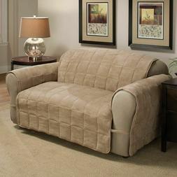 ULTIMATE FURNITURE COVER PROTECTOR PET BEIGE SUEDE SOFA SECU