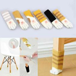 Leg Cover Knitting Sock Floor Protector Furniture Table Feet