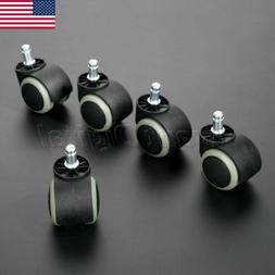 Desk Furniture Twin Roller Caster Wheel
