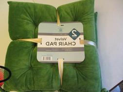 Patio Rocker Cushioned Pads Ties Lot 2 Sultans Linens 16x16"