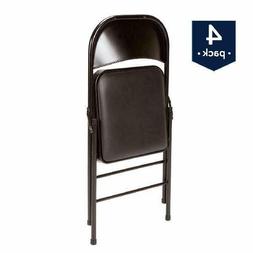 Black Home Office Durable Portable Seat Armless Steel