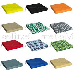 Cushion Seat Pads Outdoor Tie On Garden Patio Removable Cove