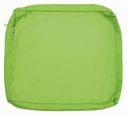 Patio Cushion Pad Cover Duvet Case 24x22"x4" Green