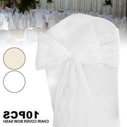 Cover Bow Sashes  Lace Bow Sash For Wedding Banquet Party