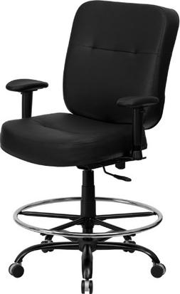 Flash Furniture WL-735SYG-BK-LEA-AD-GG Hercules Series 400-P