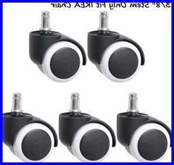 Wheel Replacement 10mm Stem Caster Casters 10 X 22 Mm
